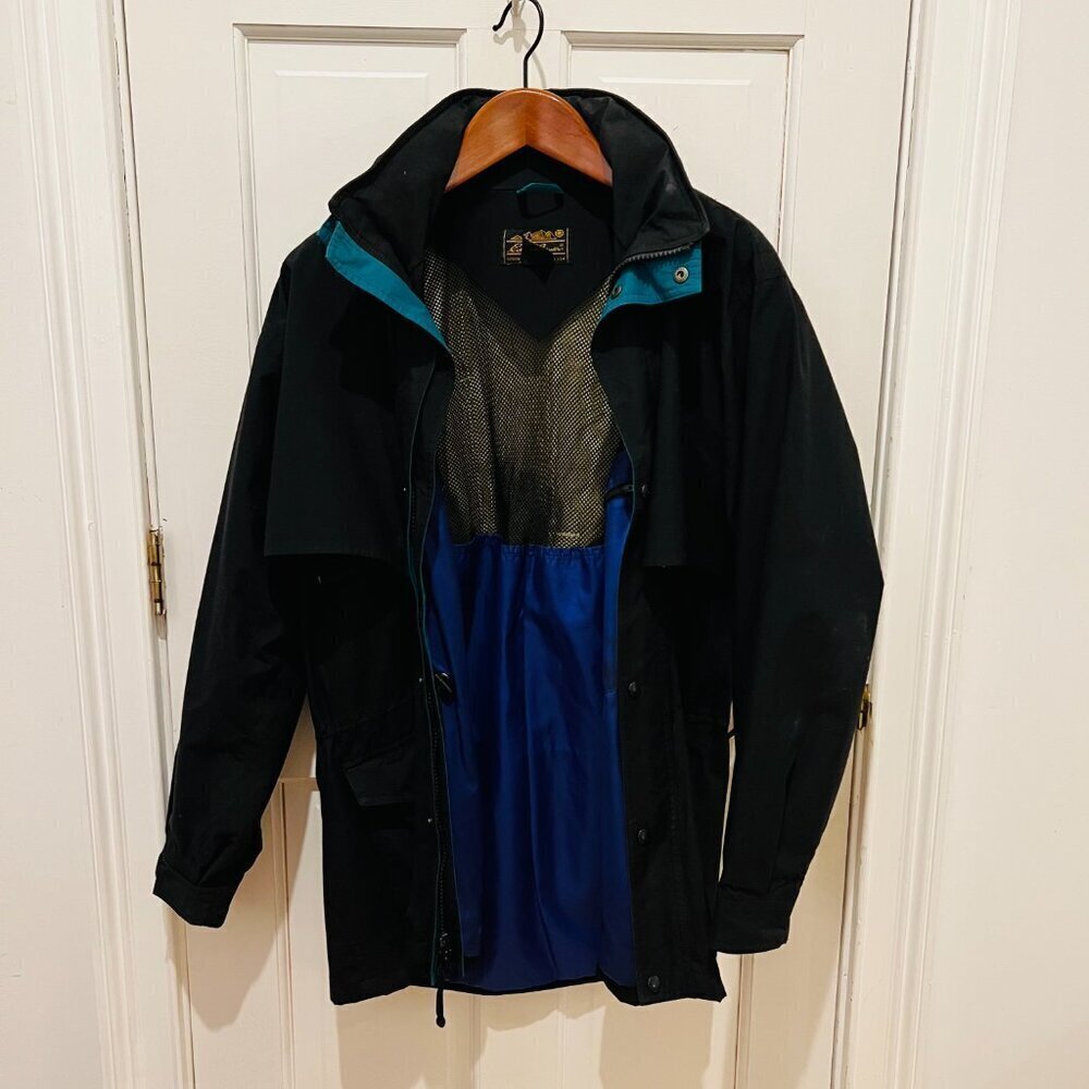 Eddie Bauer Men's Gore-Tex Waterproof Rain Jacket Coat Parka Hooded Large - Picture 16 of 16